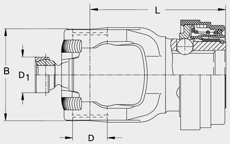 Walterscheid Furca de fixare P480