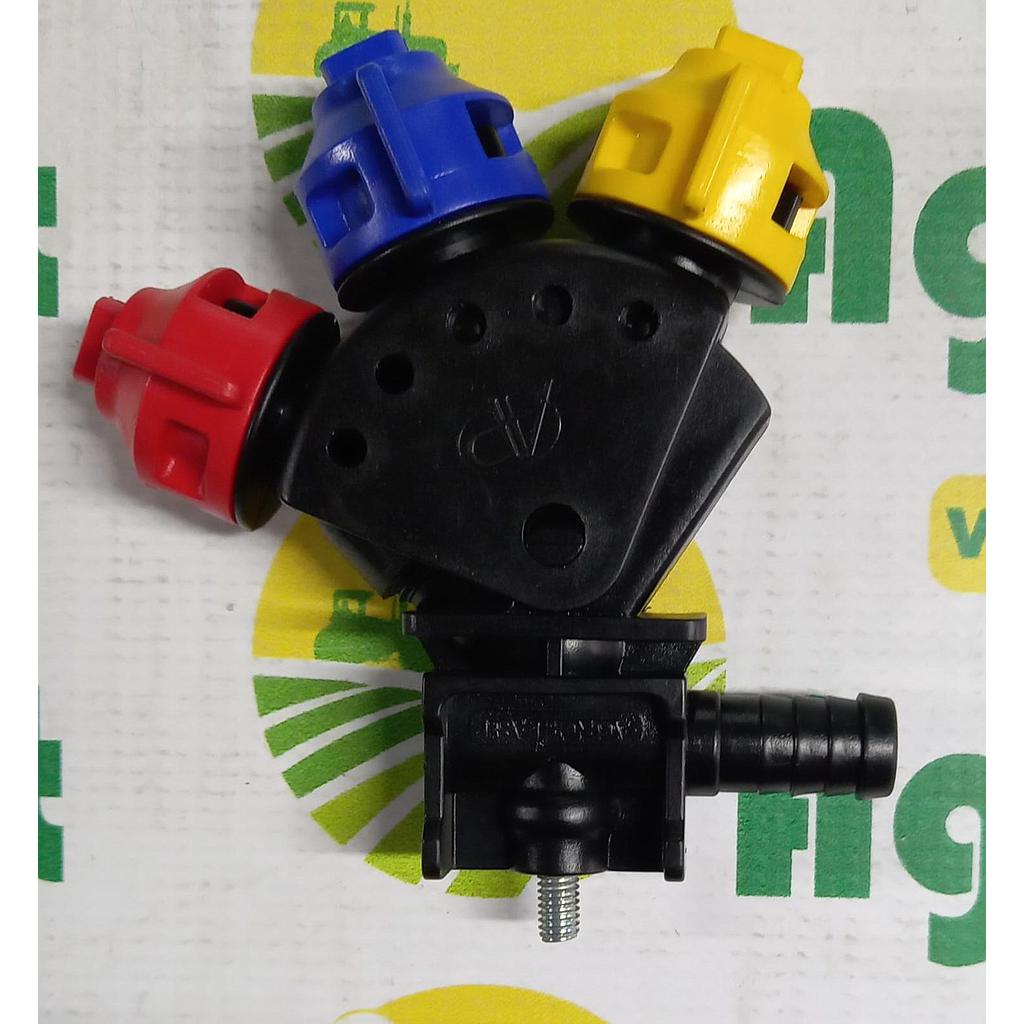 Cap Corp Pulverizare 3Duze Furtun cu AP Drept 0-100/GW08/K