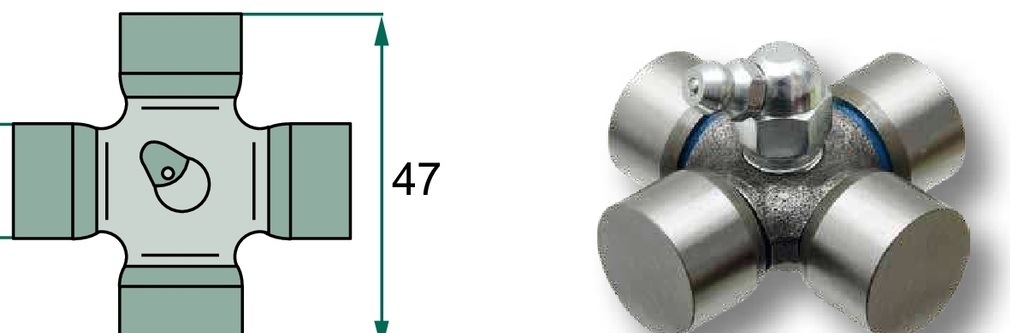 Weasler Cruce cardan - P-Kit