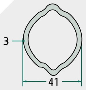 Weasler Teava profilata 1,5 m - G3