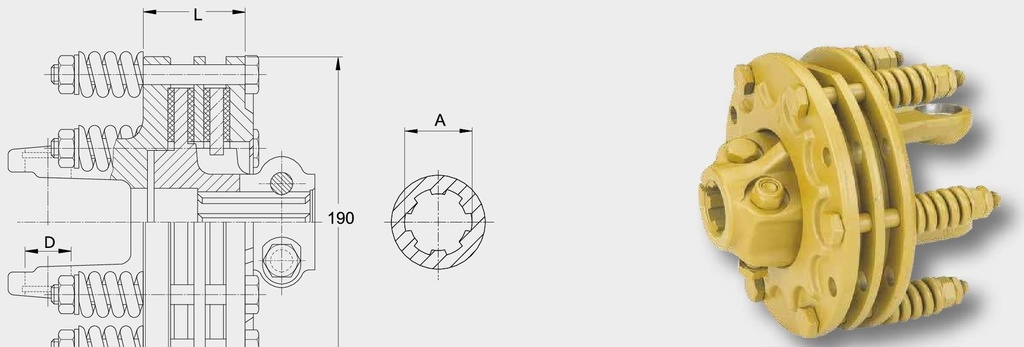 Walterscheid Ambreiaj de frictiune 2600