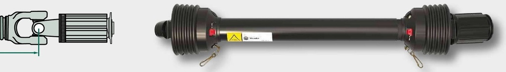 Weasler Arbore cardanic - Cuplu = 3330 Nm