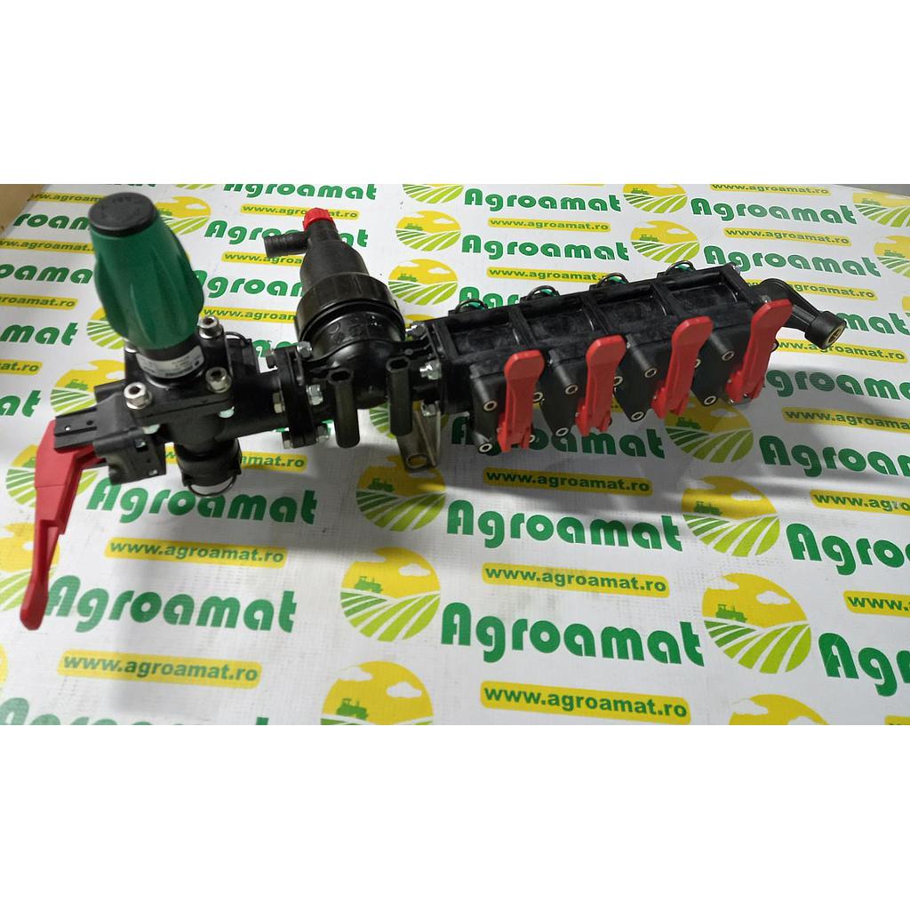 Distribuitor 4 Cai cu Filtru Presiune fara Stuturi