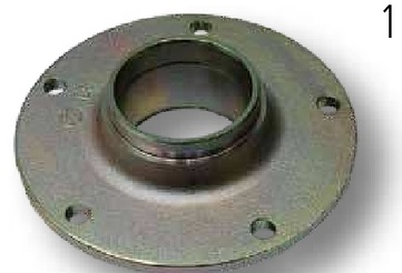 Lemken Carcasa lagar D 185/160 x 58,5, 5 gauri mm