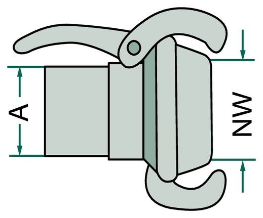 Bila 5" cu filet exterior 5" 200 mm