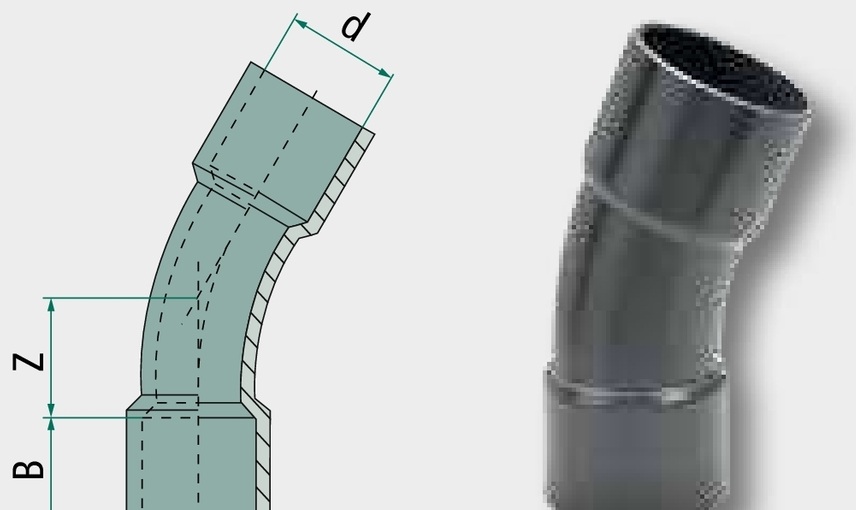 Cot 22,5° 110 mm