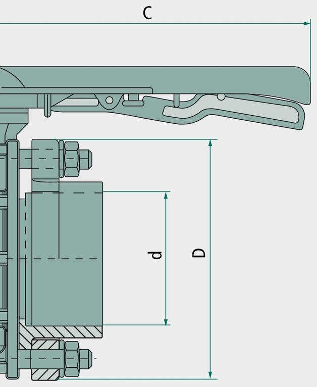 VDL Kit de asamblare DN200 / 225 (2x)