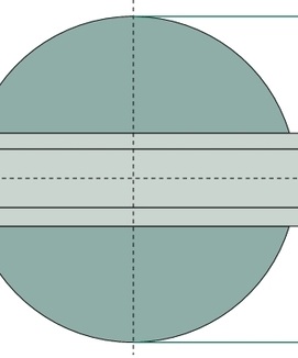 Battioni Pagani Bila flotor aus Kunststoff
