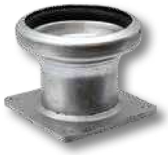 Cupa 5” cu flansa 5” 160 mm