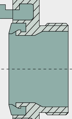Cuplaj - cu filet exterior, rotabil