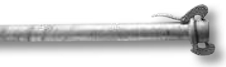 Extensie cu cupă de 5" și minge de 5" - Lungime: 2000 mm
