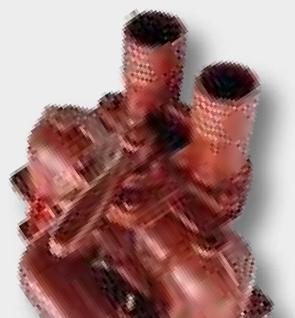 Battioni Pagani iesire dubla - Diametru: 60 mm