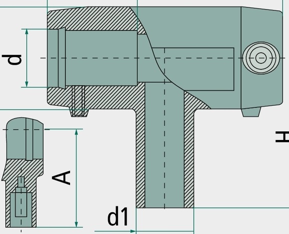 PLASSON Piesa T 90° 71 mm