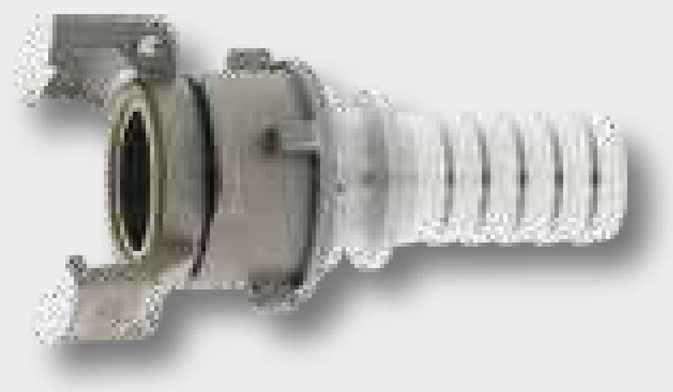 Cuple - Aluminium, mit Dichtring NBR weiß