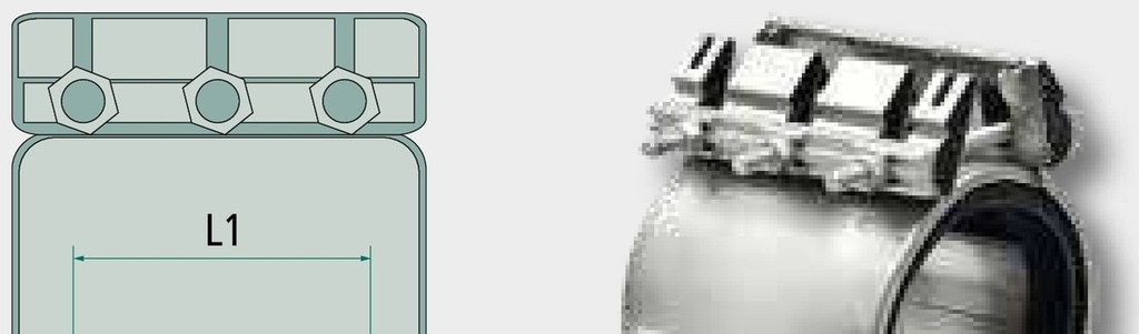 PLASSON Cuplaj de reparatie RepaFlex DN 200 210 mm
