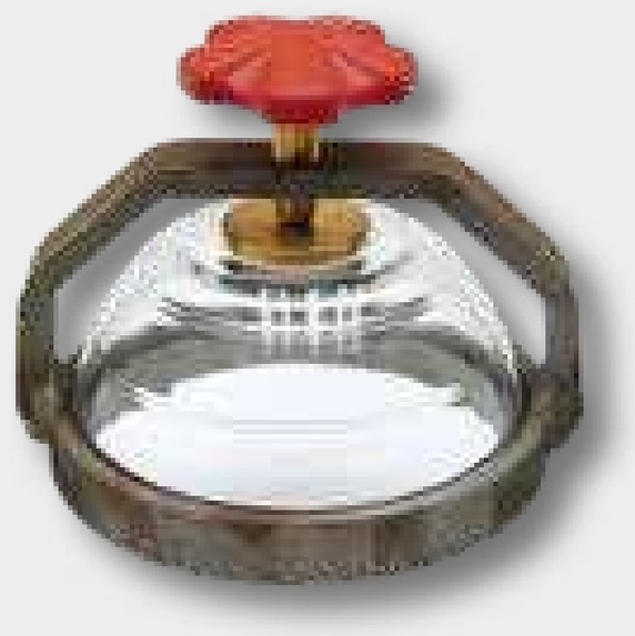 MZ Geam de observare - 4" complet cu brida otel
