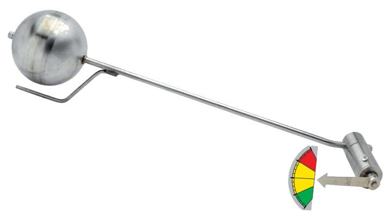 MZ Indicator nivel Art. 0430, 1000mm - In întregime din oțel inoxidabil