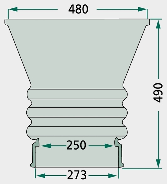 Brida furtun Ø 175-187 mm - Ø 175 - 187 mm