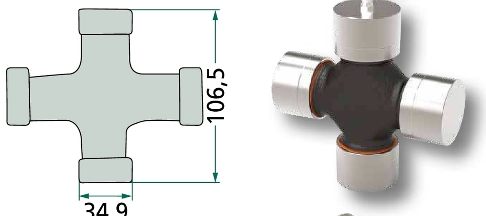 Weasler Cruce cardan - E kit