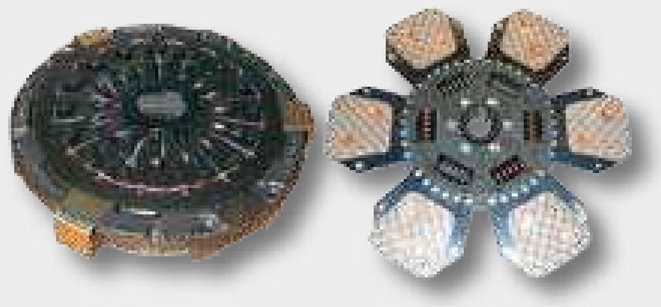 LUK Disc 327TSFA - organic amortizor de torsiune