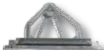 Suma Cadru cu suport - 700 x 700 mm, pentru tub cu diametru 100 mm