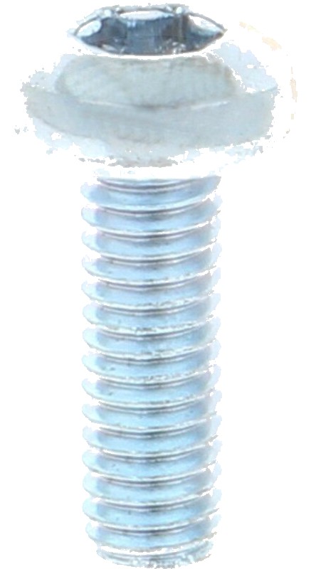 Șurub cu cap crestat M4x12 12 mm
