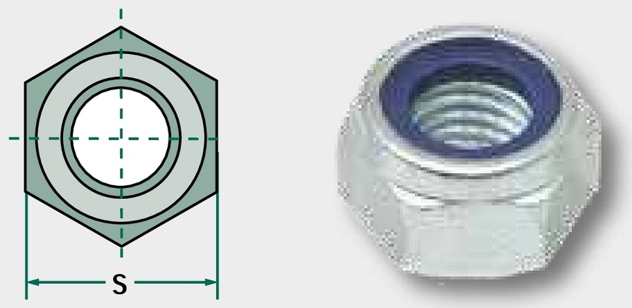 Piulita de blocare M18x2 , 5 DIN 985 - DIN 985, VPE25