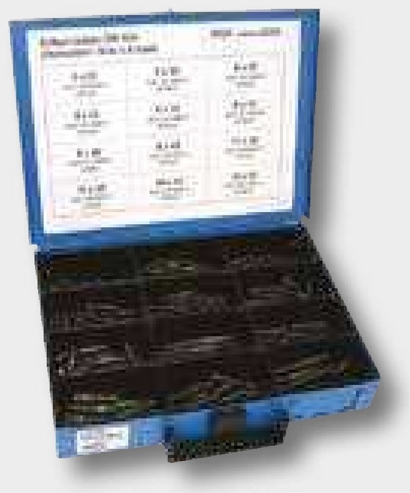 BLACK EDITION Inele de siguranta (exterioare) - 180 piese, DIN 471