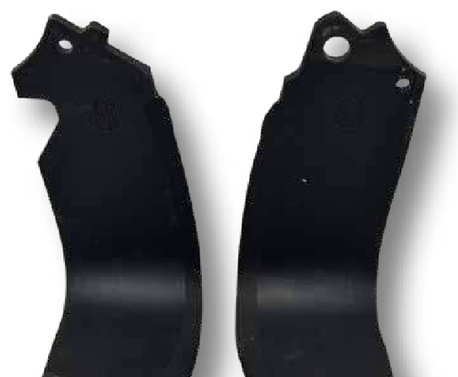 Maschio Set cutite in unghi drept - Quick-fit dreapta / stanga