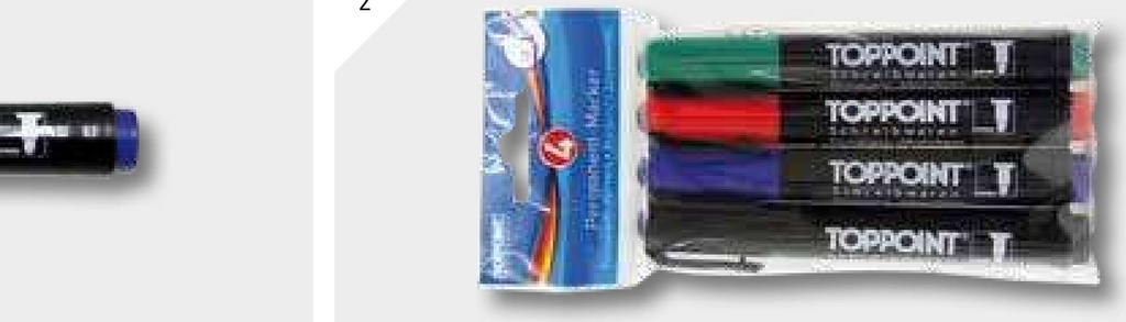 edding® 3000 Cu vârf de plastic înlocuibil, reîncărcabil în culorile principale (001 - 010). Cerneală cu miros redus, cu