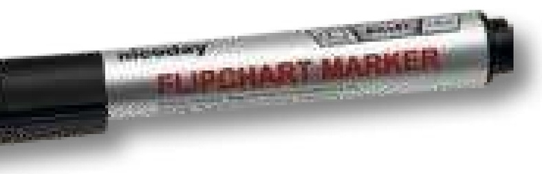 Lyreco Marker pentru flipchart Cerneală pe bază de alcool, lavabilă la uscat. Capac în culoarea scrisului.