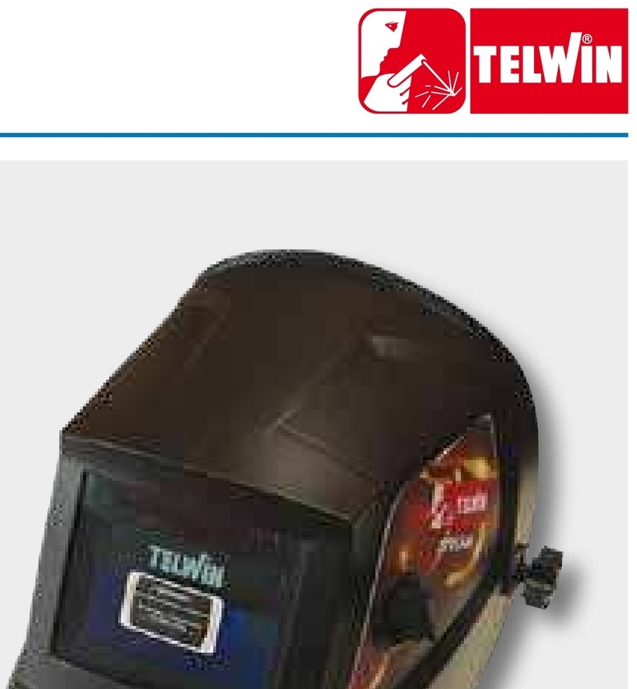 Telwin Cască sudură automată "STREAM FLAME" Cască de protecție