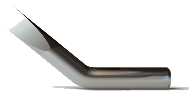 WELLER Lötspitze gebogen S8 Lötspitze, gebogen, vernickelt Ø 9,5 mm