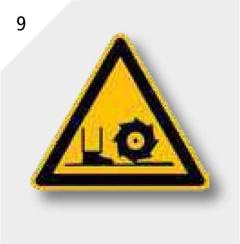 Indicator de avertizare - Folie PVC, autoadeziv