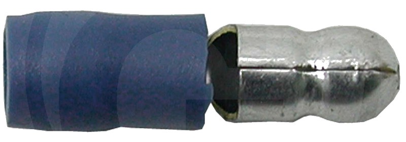 Conector - albastru, Ø 4 mm, pentru cablu, 1,5 - 2,5 mm²