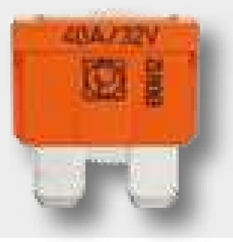 Siguranțe fișe plate, standard, cu lumin - 32V max. max./10A | roșu | UV 10