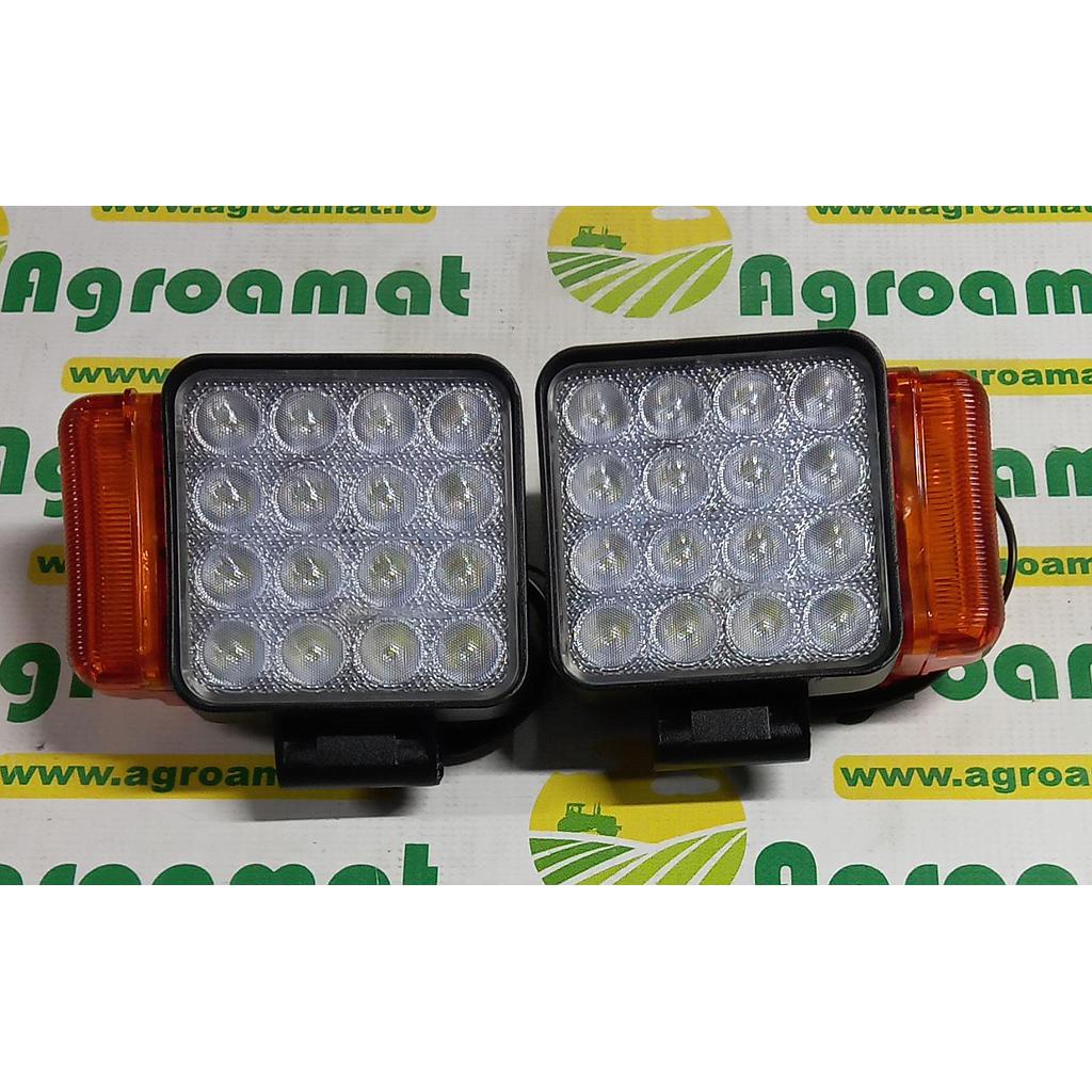 Set Lampi Led cu Semnalizare St./Dr.16 LED-uri 12-24V