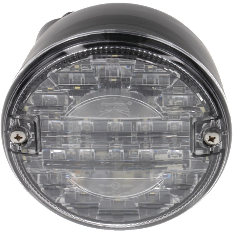 ASPÖCK Far marsarier LED - cu racord filetat PG11, lentilă albă de 12/24 V