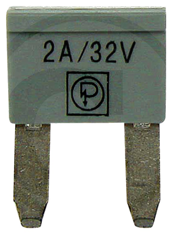 Siguranțe plate, Mini, 10 - 32 V max. / 2 A | gri | UV 10
