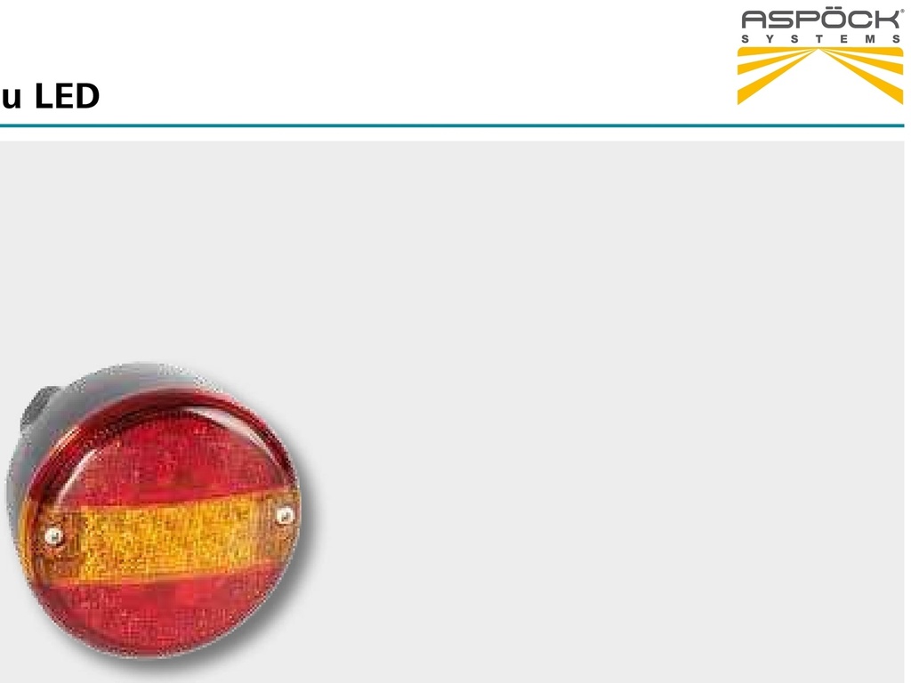ASPÖCK Lampă stop spate LED Lampă cu 3 camere II LED