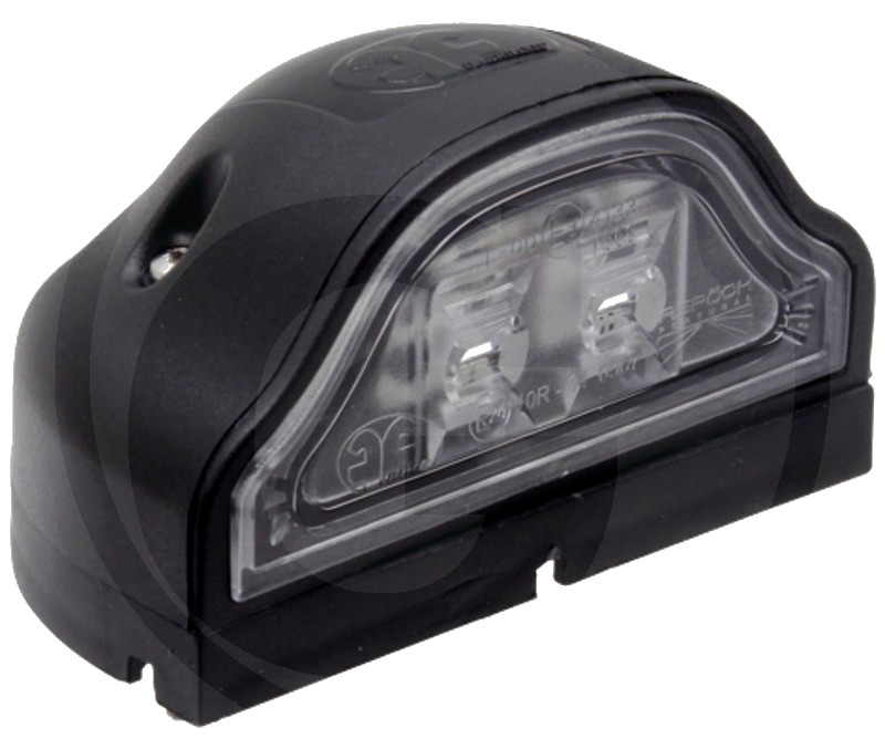 ASPÖCK Lampa placuta de inmatriculare, LED - cu cablu de 500 mm și conexiune P&R, 24 V
