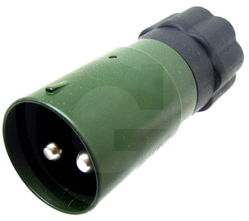 Stecar cu LED12 V DC cu contacte de lipire sertizate pentru cablu 35 mm²