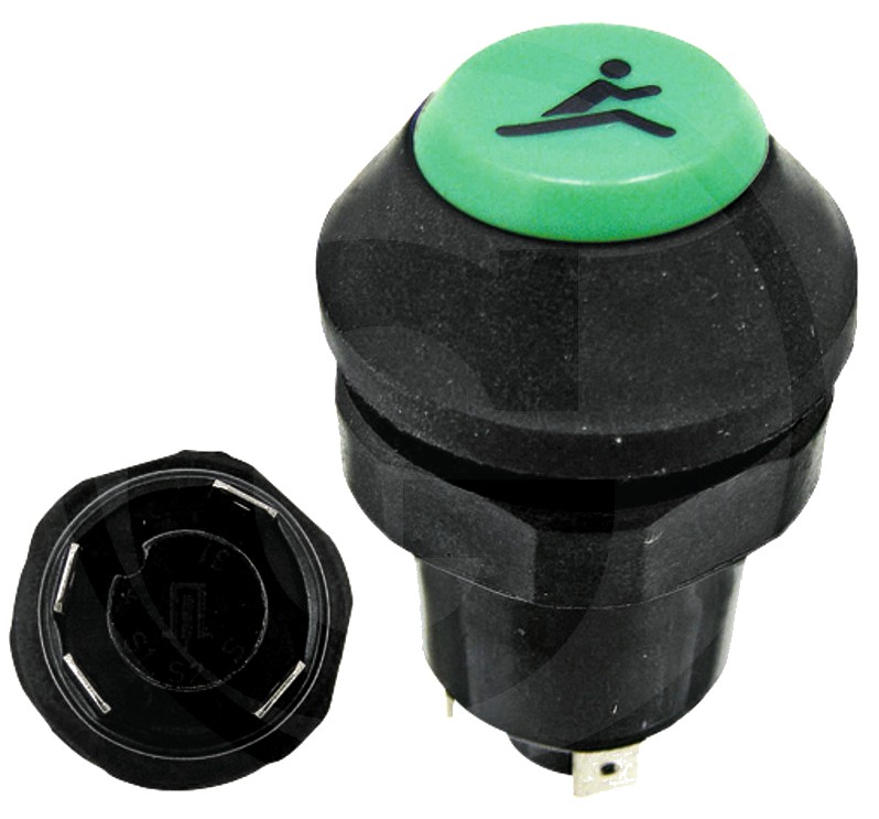 Comutator cu buton - treaptă de viteză mare
