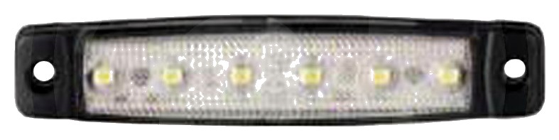 Pozitie cu LED alb/clar
