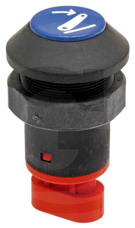 Comutator cu buton - Coborâre (control electro-hidr.)