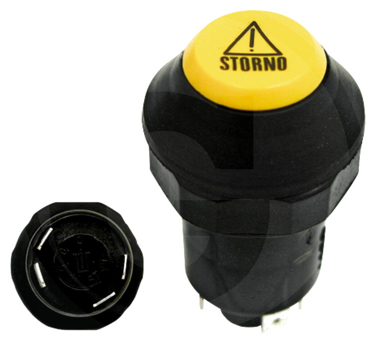 Comutator cu buton - Instalatie lampa avarie