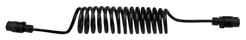 Bobina elicoidala 7 pini (6 x 1 / 1 x 1,5 mm²), cu 2 stechere 70 / 7, plastic, 12 V; 44+/-5 spire, Ø aprox. 38+/-5 mm, l