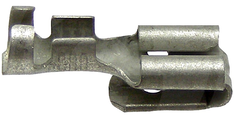 Manșon fișă plată Conector Alamă zincată, 4,8 mm, pentru cabluri 1,0 - 2,5 mm²