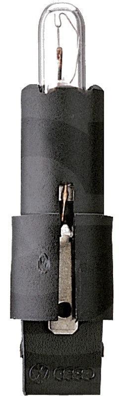 Lampa cu soclu din plastic - 12V1,2W / MFHZ neagra