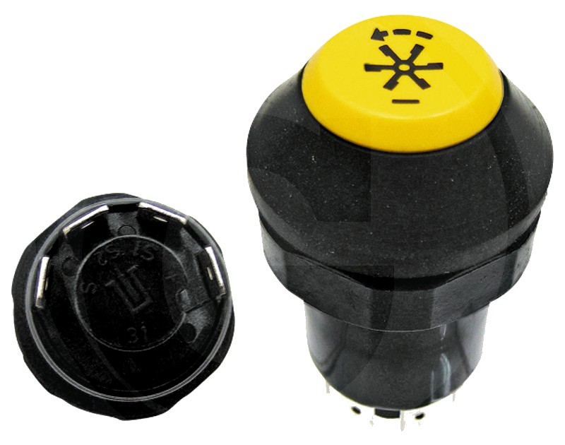 Comutator cu buton - Bobina (lent)